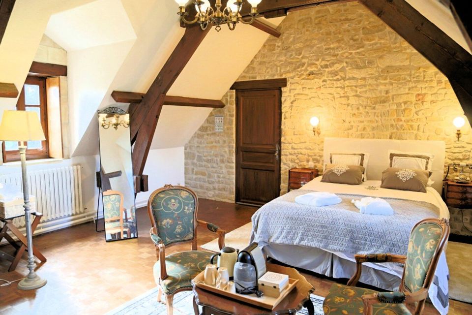 A room under the beams
