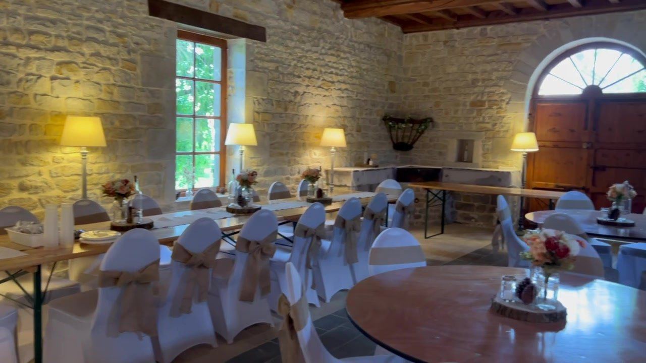 The reception hall